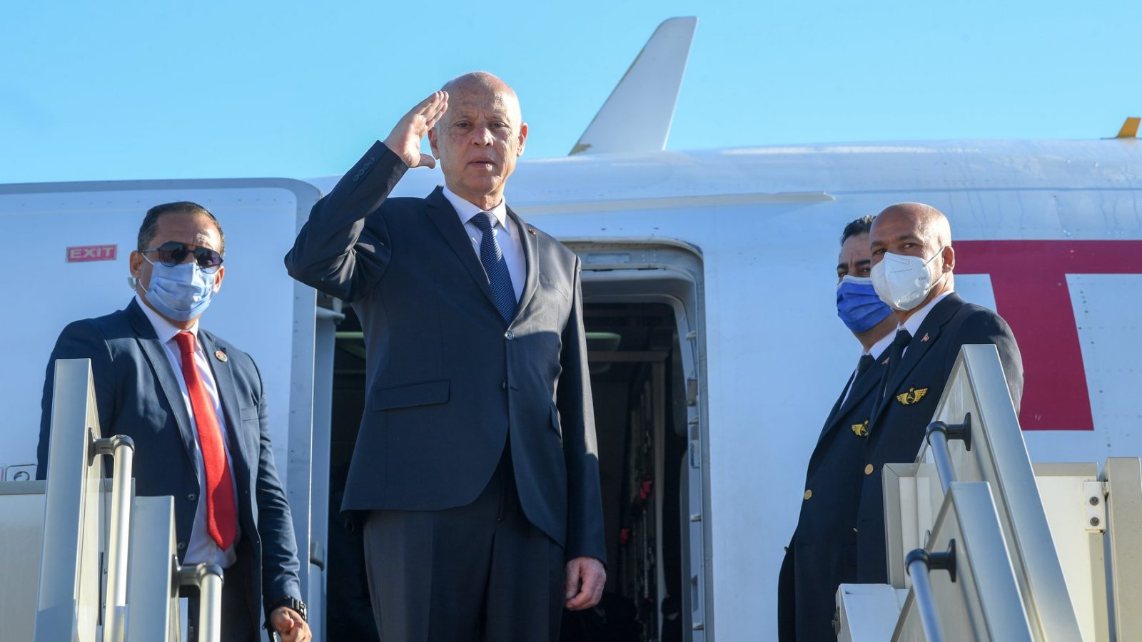 قيس سعيّد يتحول إلى روما (صور)