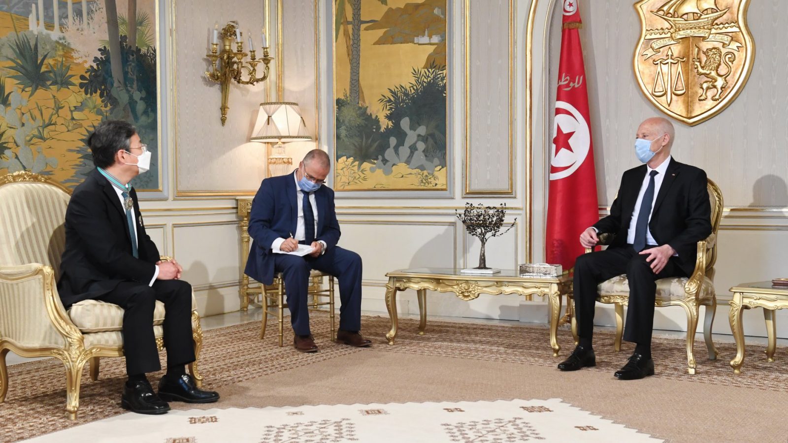 قيس سعيد يستقبل سفير جمهورية كوريا