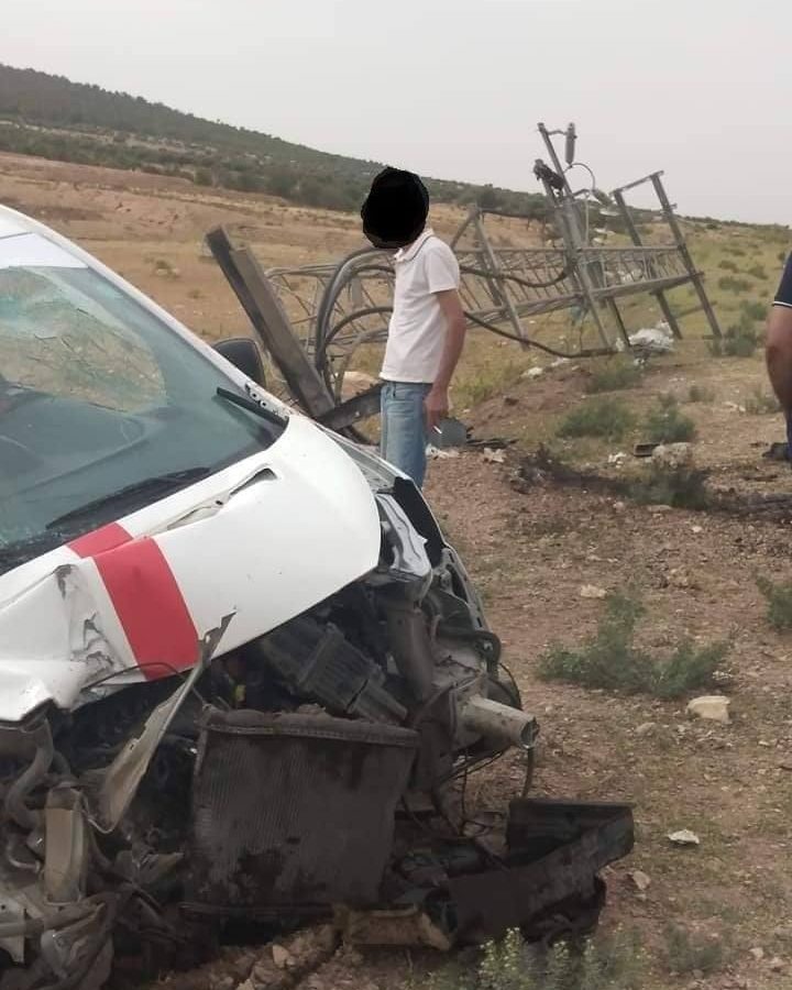 تاجروين /حادث مرور مروع يخلف هذه الخسائر (صور )