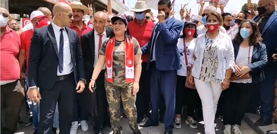 مسيرة في باردو للدستوري الحر
