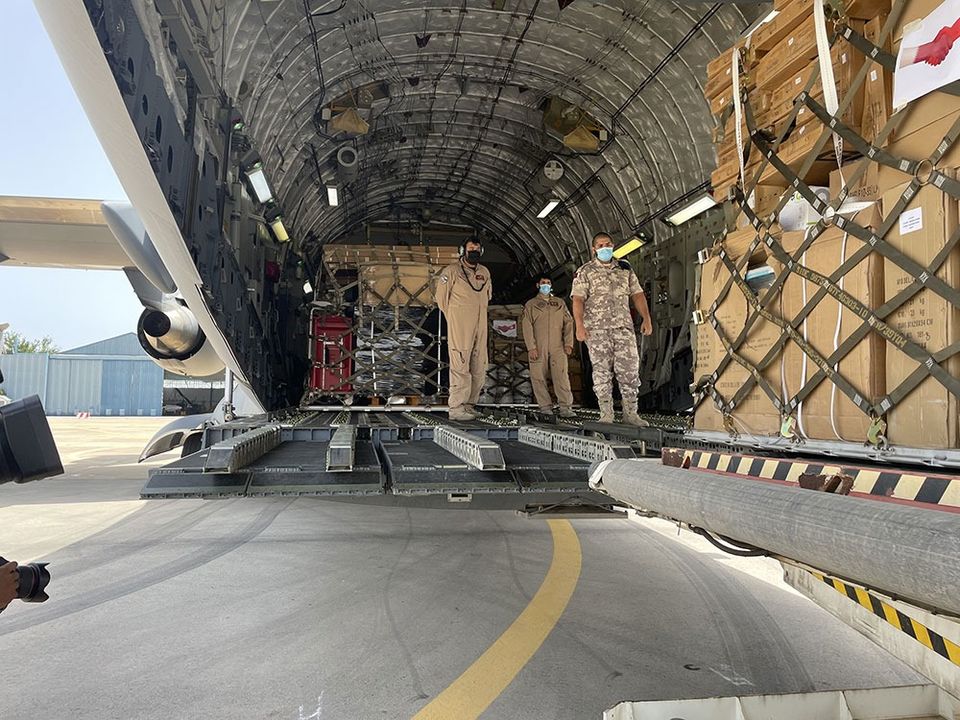 هبة قطرية/ مستشفى ميداني بـ200 سرير و100 جهاز تنفس هبة قطرية/ مستشفى ميداني بـ200 سرير و100 جهاز تنفس