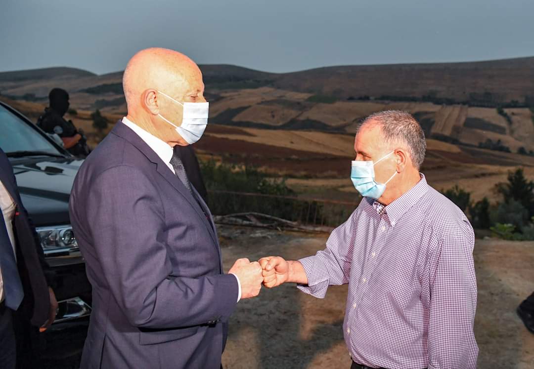 سعيد يعزي الطبوبي في باحة (فيديو)