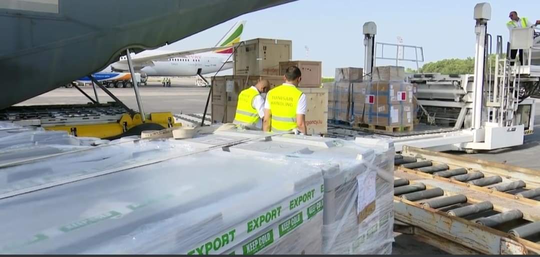 وصول طائرة عسكرية جديدة محملة بهذه التجهيزات(فيديو)