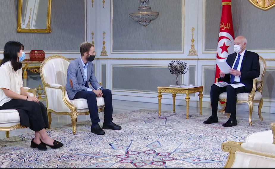 هذا ما استشهد به قيس سعيد لصحفيي نيويورك تايمز