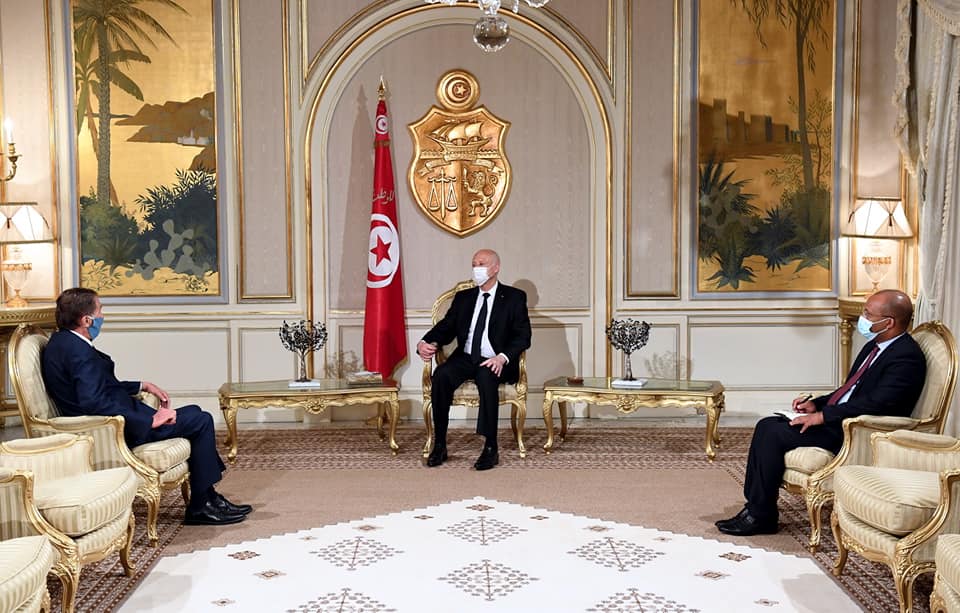 في استقباله لسفير فلسطين /هذا ما أكده سعيد بشأن القضية الفلسطينة