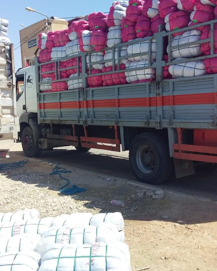 قعفور: حجز كميات من الملابس المستعملة المهربة في شاحنتين