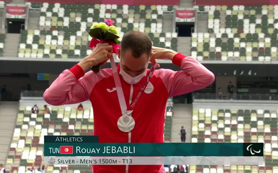 الألعاب البارالمبية:رؤيْ الجبابلي يُحرز فضية سباق 1500م