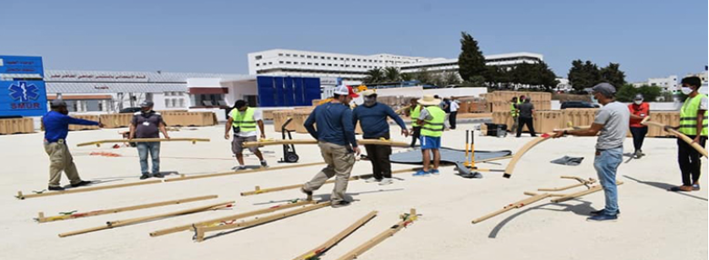 انطلاق أشغال تركيز المستشفى الميداني بالمهدية