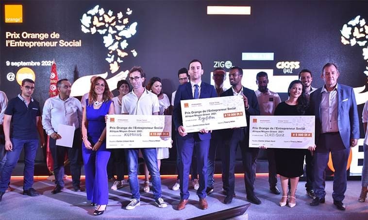 أورنج تعلن عن الفائزين في المسابقة الوطنية للمشاريع الاجتماعية لمنطقة إفريقيا والشرق الأوسط