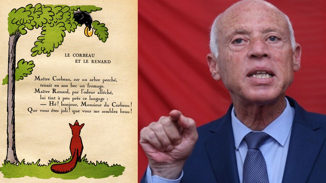 حكاية قيس سعيّد والغراب والوزير الأول (فيديو)