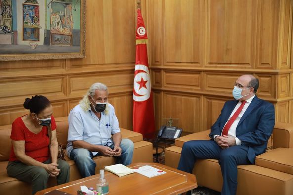 الحبيب عمار يستقبل نور الدين وناجية الورغي