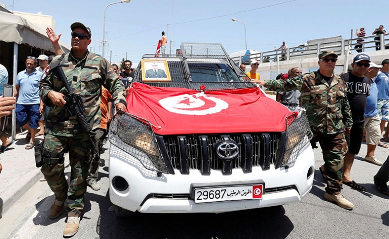 إحياء ذكرى استشهاد أعوان من الحرس الوطني في سيدي بوزيد