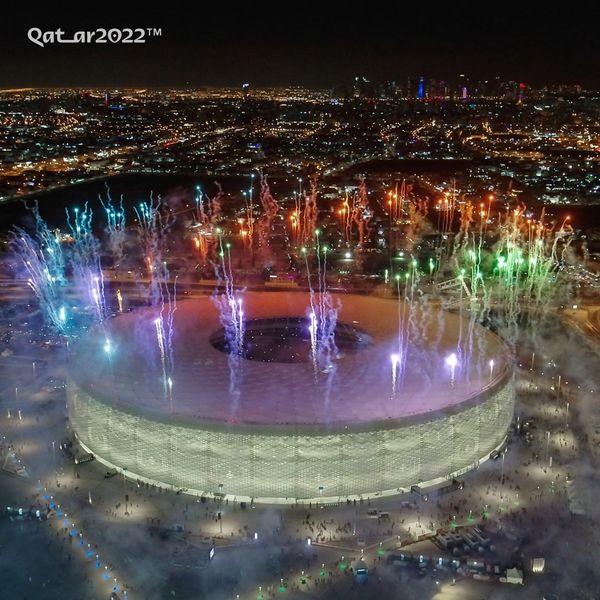 تدشين ملعب الثمامة في قطر (فيديو)