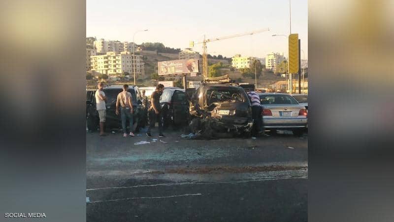 شاهد/ حادث مرور مروع لعدد كبير من السيارات على أحد الطرق السريعة