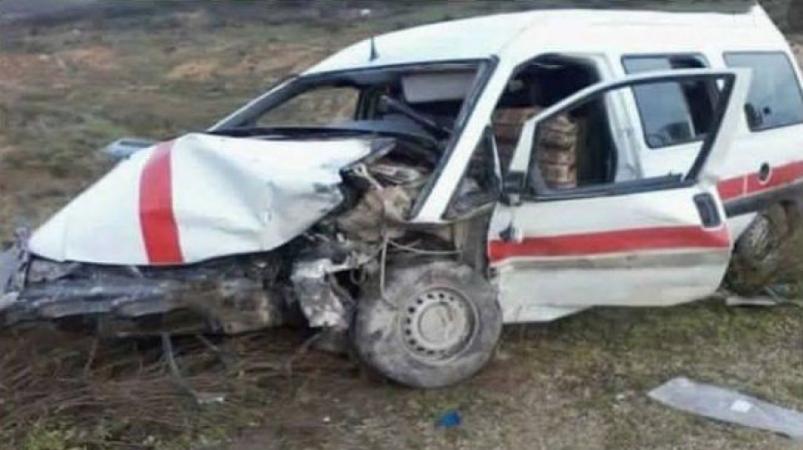 مجاز الباب/ 5 وفيات في حادث مرور