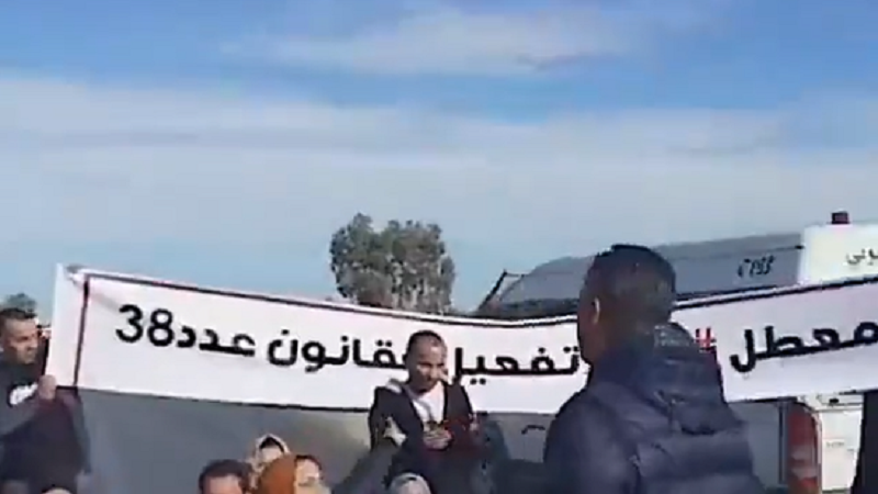 معطّلون في القيروان: سعيّد تنكَر للقانون ولمن ساهموا في توليه منصب الرئاسة