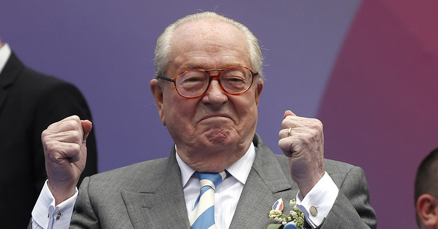 جان ماري لوبان/ يكره العرب ويتراقص على موسيقاهم (فيديو)