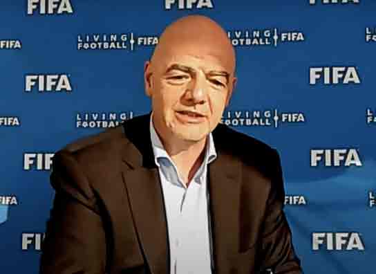 هكذا علق رئيس الفيفا على استعدادات قطر لاستضافة كأس العالم هكذا علق رئيس الفيفا على استعدادات قطر لاستضافة كأس العالم