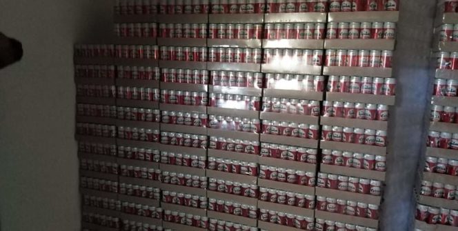 حجز 3600 علبة جعة في هذه الجهة