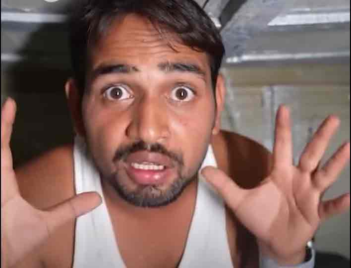 شاهد الفيديو/ يوتيوبر هندي يدفن نفسه حيّا لهذا السبب