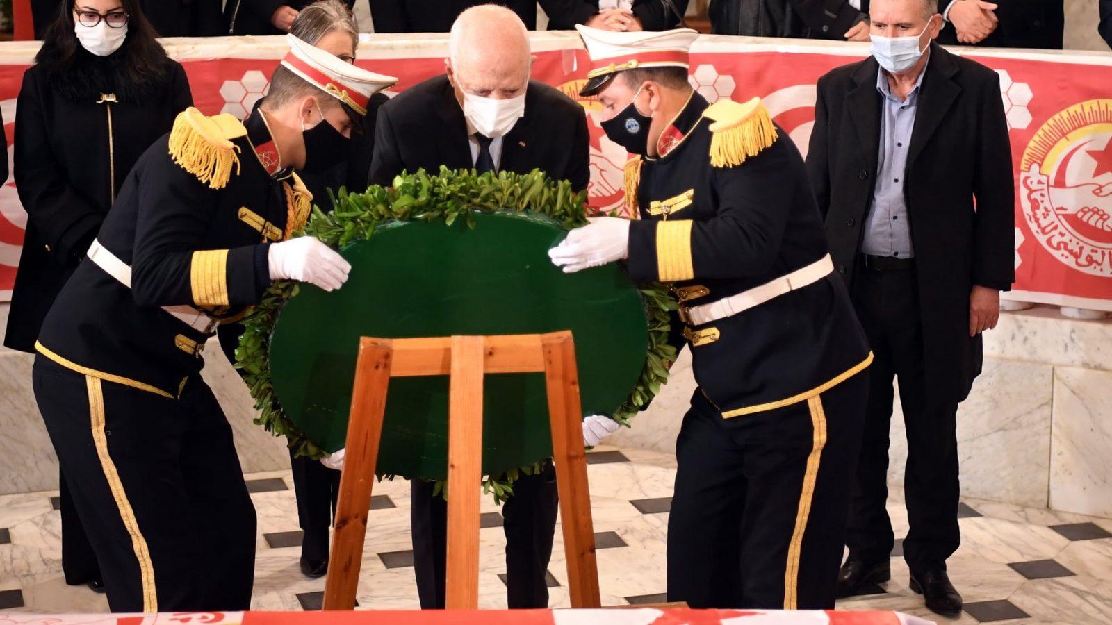 صور/ سعيّد يشرف على إحياء ذكرى إغتيال الزعيم الوطني فرحات حشاد