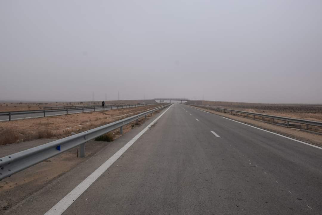 فتح جزء من الطريق السيارة قابس-مدنين أمام حركة الجولان