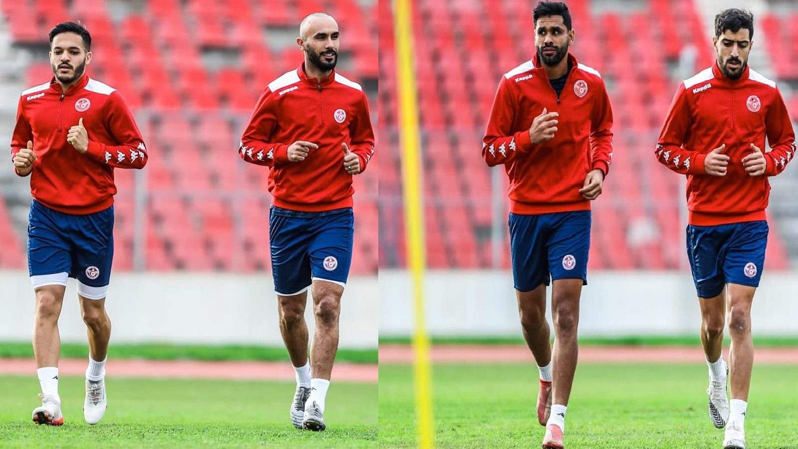 صور/ 10 لاعبين في الحصة التدريبية الأولى للمنتخب