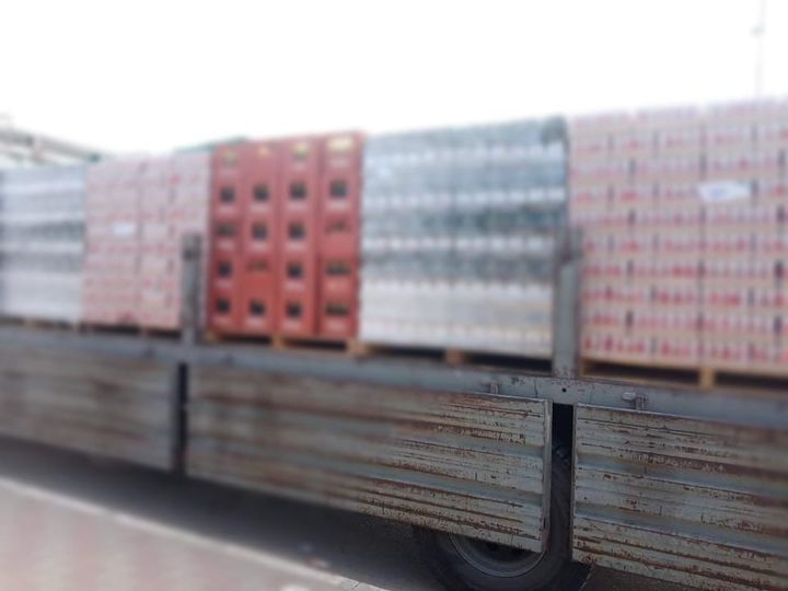 حجز شاحنة محملة بالجعة في المحرس