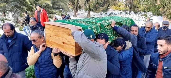 شاهد/ جانب من جنازة المرحوم توفيق البحري