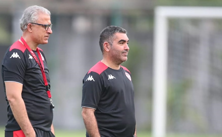 الكبيّر يشرف على آخر تدريب للنسور قبل مواجهة بوركينا فاسو