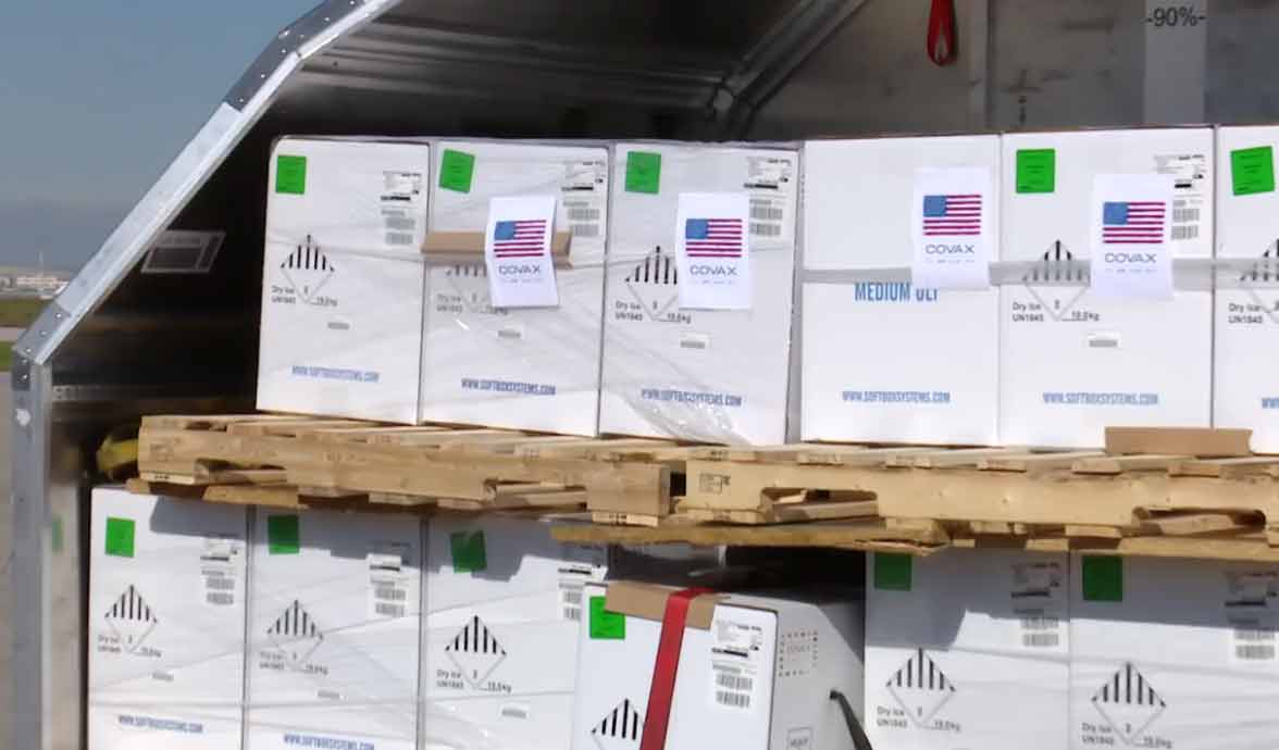 تسلم دفعة جديدة من تلاقيح كورونا الأمريكية (فيديو)