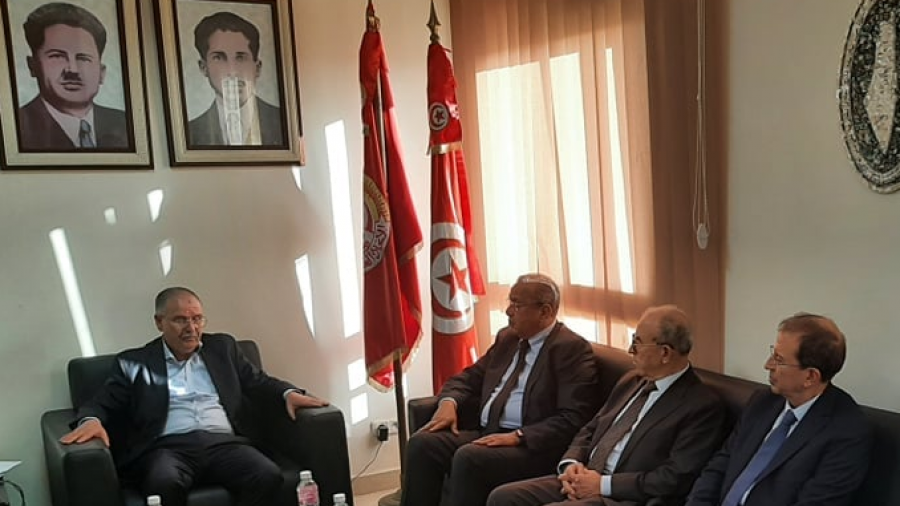 وفد من اتحاد الأعراف في ضيافة الطبوبي والقيادة الجديدة للمنظمة الشغيلة