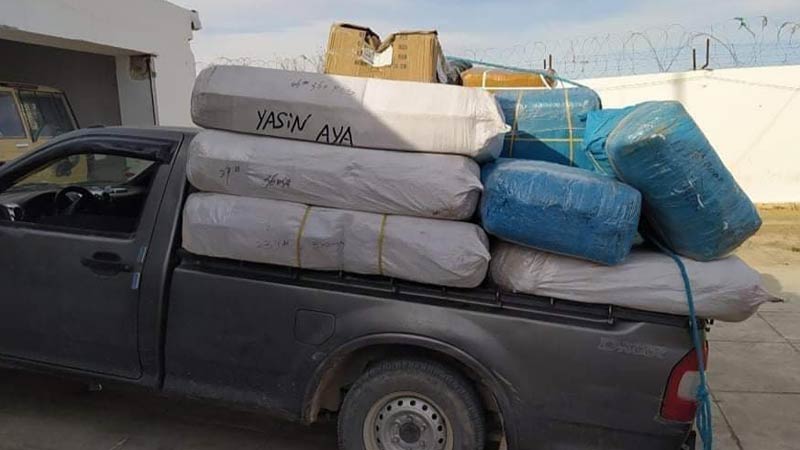 قفصة/ حجز ملابس مهربة بقيمة 300 ألف دينار (صور)