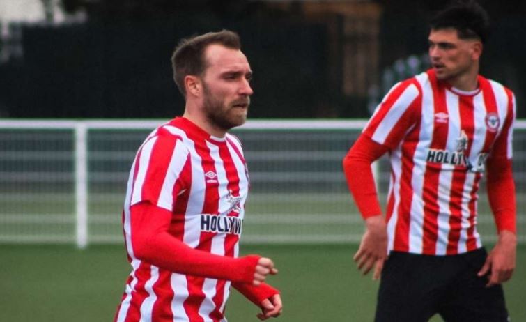 بعد حادثة الازمة القلبية الشهيرة/ إيركسن يشارك في أول مباراة له