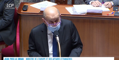 وزير الخارجية الفرنسي: حل المجلس الأعلى للقضاء إجراء مقلق