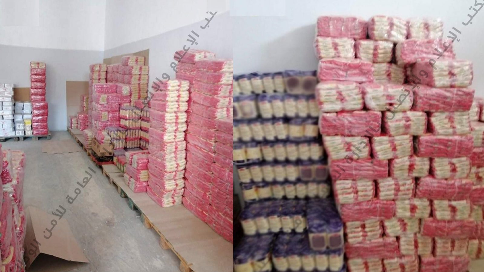 جبل جلود/ حجز أكثر من 11 طن من المواد الغذائية في مخزن عشوائي (صور)