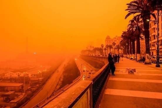 حولت النهار إلى ليل/ عاصفة رملية تجتاح مدنا جزائرية (صور)