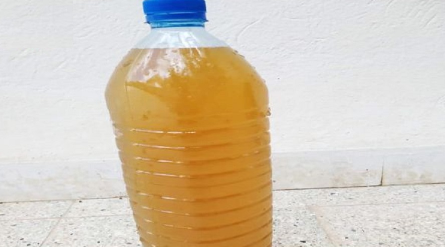 حاجب العيون/ تغير لون ورائحة مياه الصوناد والمواطنون يحتجّون