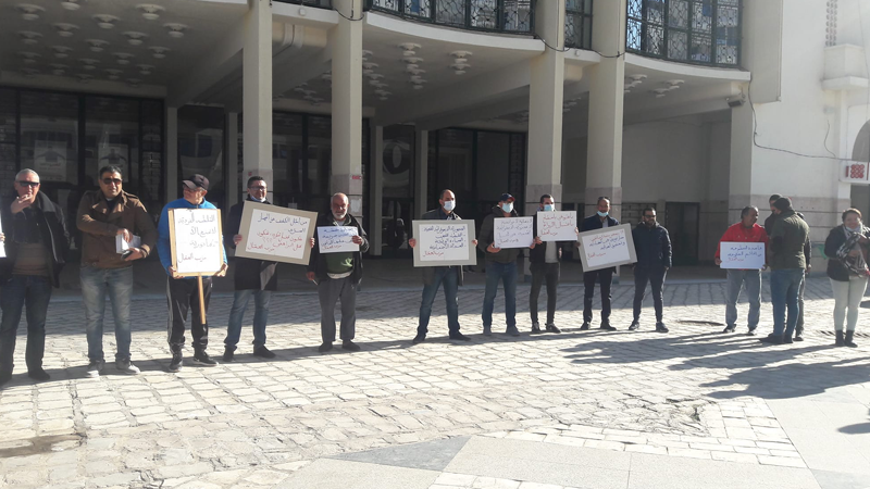 صفاقس/ وقفة احتجاجية لحزب العمّال ضد غلاء المعيشة