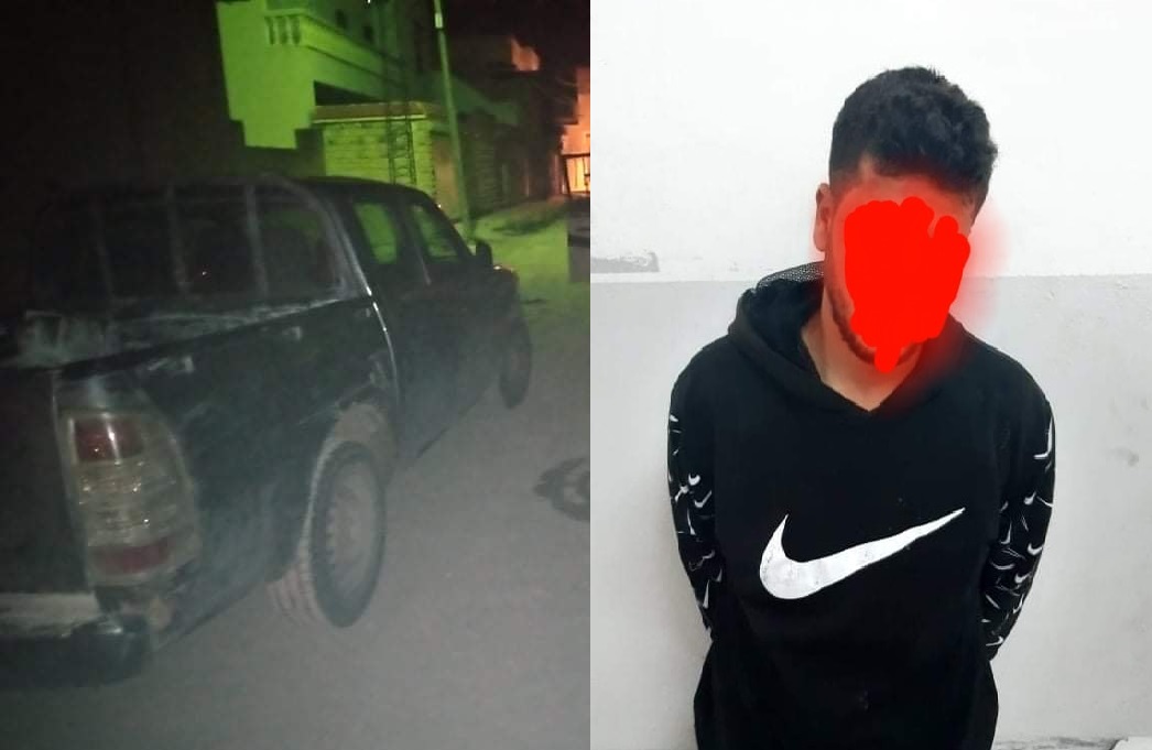 القيروان/ سارق شاحنة يعتدي على أمني بـ”محبس” (صور)