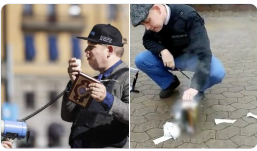 حرق نسخ من القرآن الكريم يشعل السويد (فيديو) حرق نسخ من القرآن الكريم يشعل السويد (فيديو)