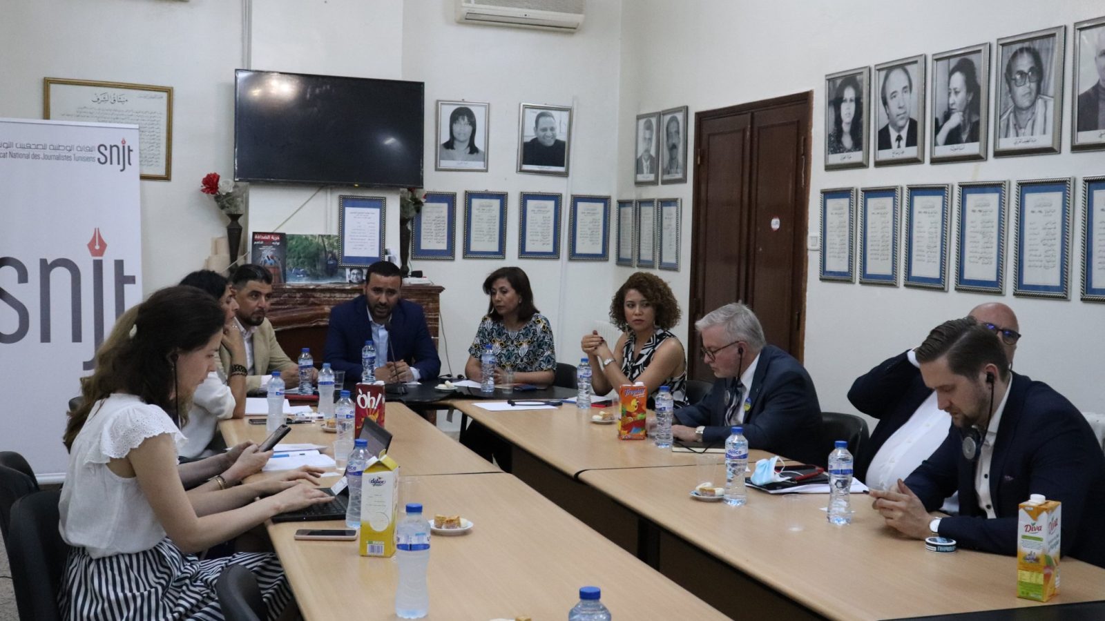 في لقاء وفد البرلمان الأوروبي/ نقابة الصحفيين تستعرض واقع الحريات في تونس