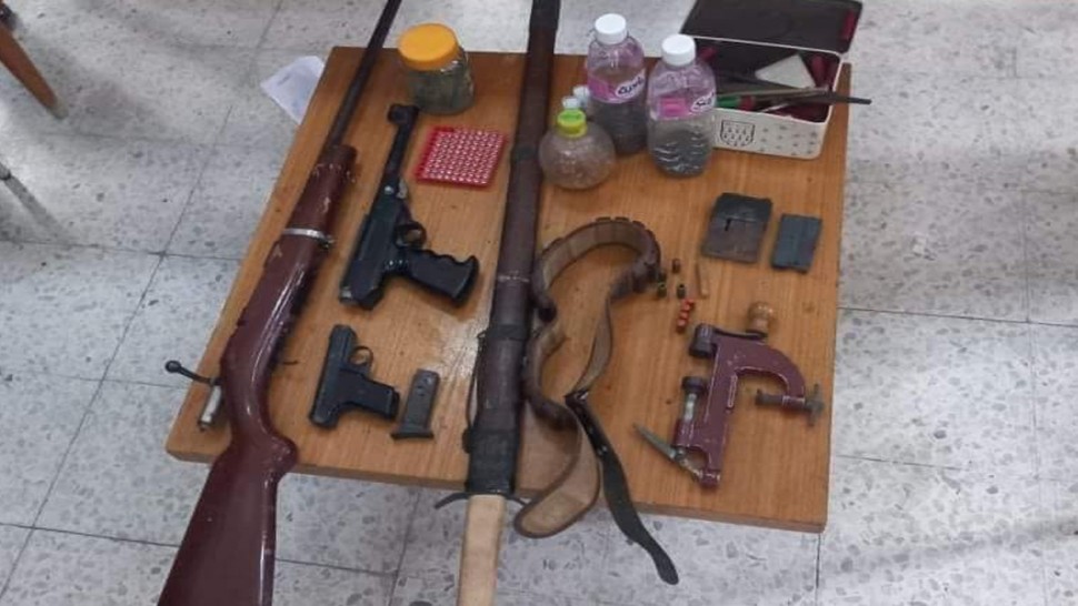 المهدية/ حجز أسلحة نارية وذخيرة في منزل