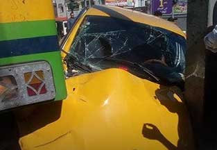 إثر ملاحقته لحريف فرّ بثمن “الكورسة”.. سائق تاكسي يصطدم بالمترو