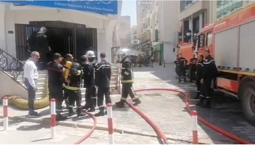 ر م ع الصندوق: هذا سبب الحريق في مقر “الكنام” بجان جوريس