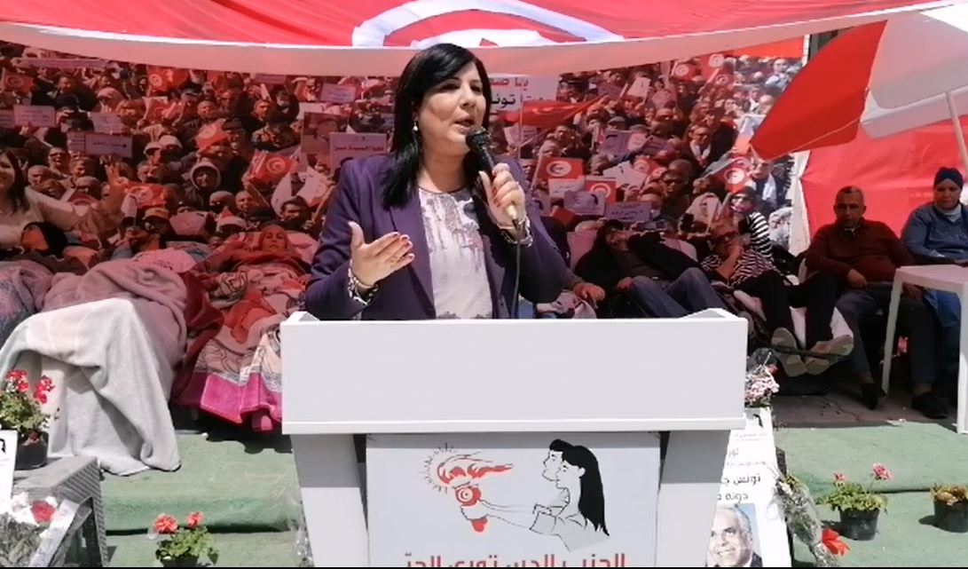 عبير موسي: نتعرض لهرسلة “ميليشيات قيس سعيد”… وأنا شخصيا مهددة بالتصفية الجسدية (فيديو)