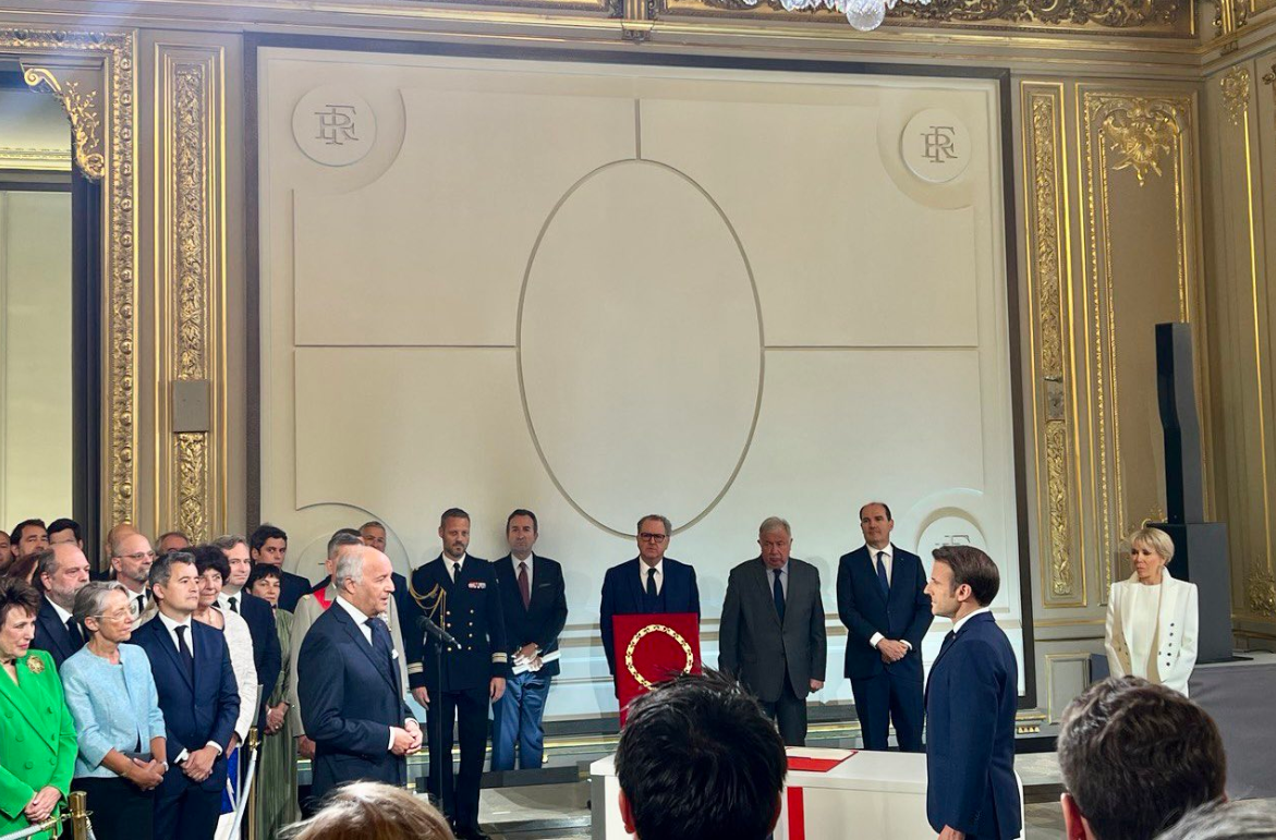 شاهد الفيديو/ حفل تنصيب ماكرون لفترة رئاسية ثانية