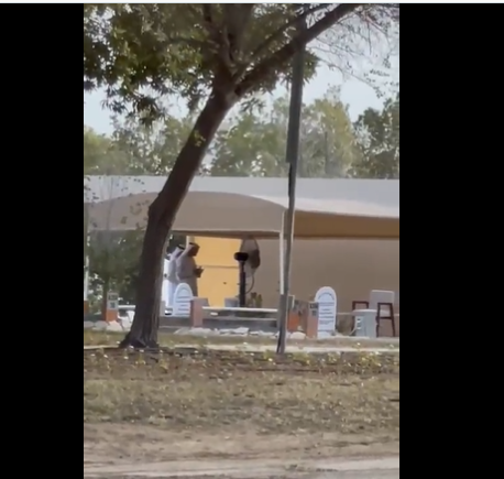 شاهد رئيس دولة الإمارات يزور قبر أخيه (فيديو)