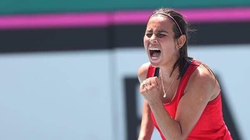 ألعاب المتوسط/ تألق لاعبة التنس التونسية شيراز بشري