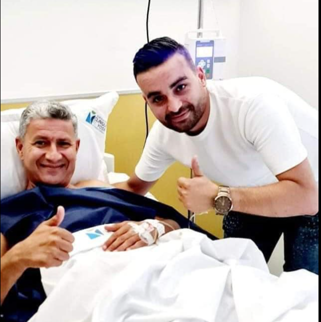 زبير بية يخضع لعلمية جراحية